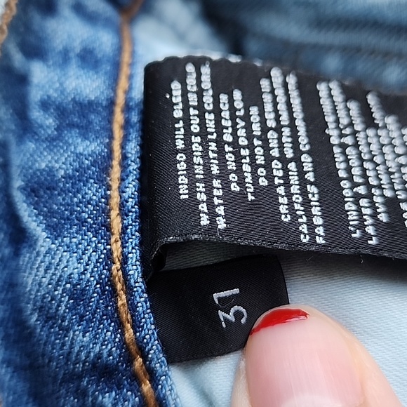 J Brand Bonny Mini Distressed Denim Skirt - Picture 9 of 10